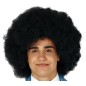 Peluca super afro negra para adulto
