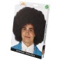 Peluca super afro negra para adulto