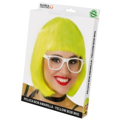 Peluca media melena amarilla-El Informal Santander