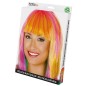 Peluca melena lisa multicolor arcoiris
