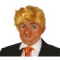 Peluca rubia con flequillo Donald presidente