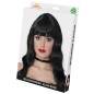 Peluca rizos morena melena