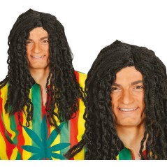 Peluca rastas negras rastafari bob jamaicano-El Informal Santander