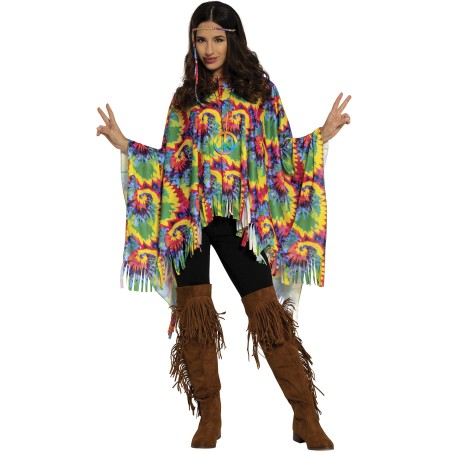 Poncho hippie años 70 talla 42-44