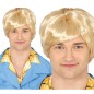 Peluca rubia para hombre guaperas