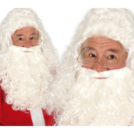 Peluca papa noel blanca rey mago melchor-El Informal Santander