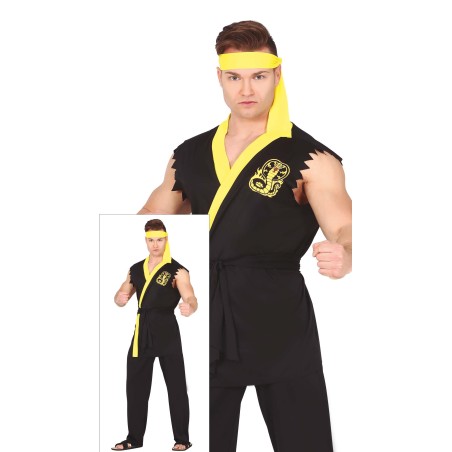 Disfraz karateca negro Snake talla L-El Informal Santander