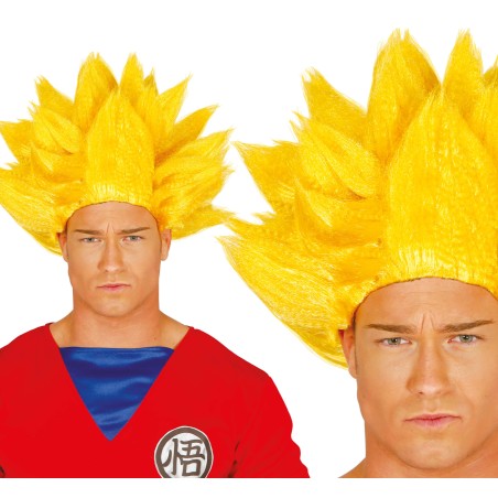 Peluca goku superguerrero amarilla malo -El Informal