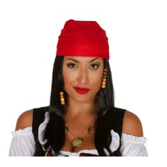 Peluca y pañuelo  pirata de los siete mares