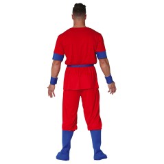 Disfraz barato de Son Goku de bola de dragon para hombre.
