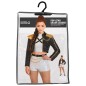 Disfraz guerrera K-pop vestido blanco talla 14-16 años