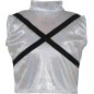 Disfraz guerrera K-pop vestido blanco talla 14-16 años