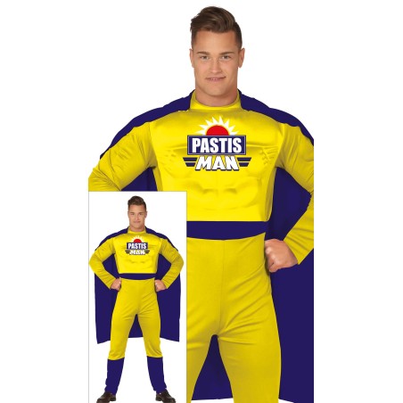 Disfraz pastis man gracioso para despedidas