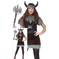 Disfraz Vikinga mujer adulto tallas M L XL-El Informal Santander