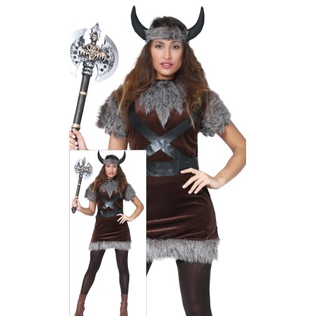 Disfraz Vikinga mujer adulto tallas M L XL-El Informal Santander