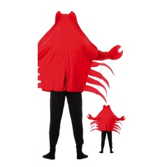 Disfraz cangrejo crustaceo rojo adulto gracioso-El Informal Santander online