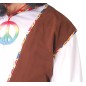 Disfraz hippie marron hombre tallas