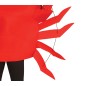 Disfraz cangrejo crustaceo rojo adulto gracioso