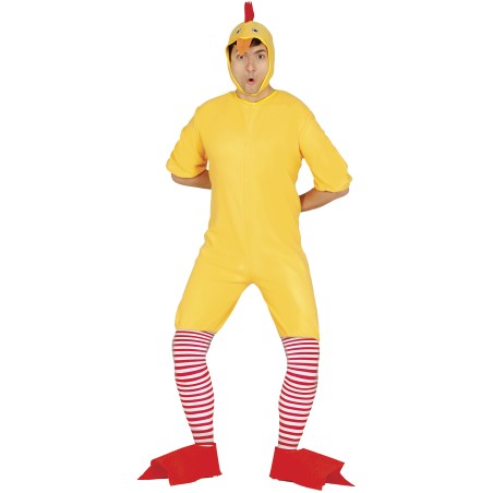 Disfraz pollito amarillo para hombre tallas