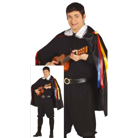 Disfraz tuno de salamanca negro adulto talla L 52-54 -El Informal