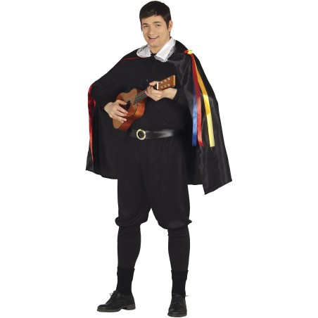 Disfraz tuno de salamanca negro adulto talla L 52-54