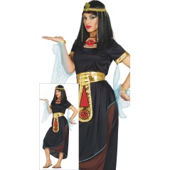 Disfraz Cleopatra egipcia negra nefertari tallas mujer-El Informal