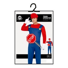 Disfraz de fontanero mario Bros para adulto barato. Tienda disfraces