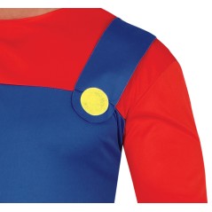 Disfraz de fontanero mario Bros para adulto barato. Tienda disfraces