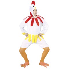Disfraz gallina blanca para adulto  tallas