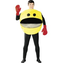 Disfraz comilon comecocos amarillo para hombre