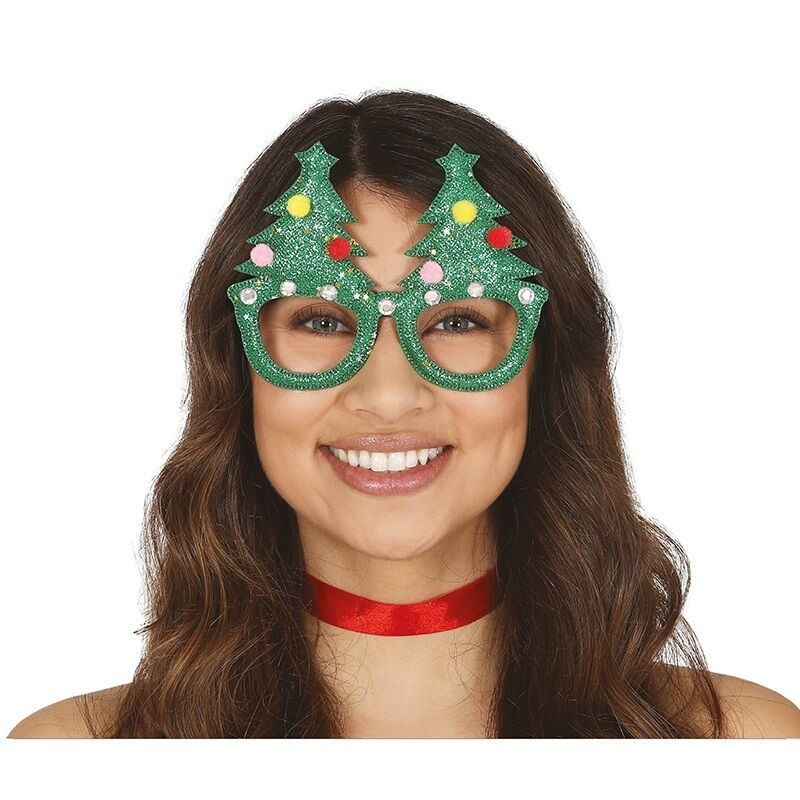 Gafas arboles de navidad