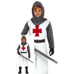 Disfraz templario medieval infantil talla 7-9 años-Tus Disfraces