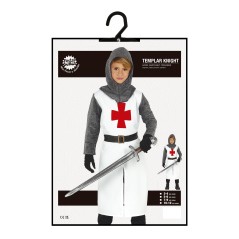Disfraz templario medieval infantil talla 7-9 años-Tus Disfraces