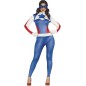 Disfraz super star capitana america tallas S o m