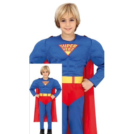 Disfraz super man musculoso infantil tallas. El Informal Santander