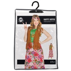 Disfraz hippie falda larga tallas mujer-El Informal Santander