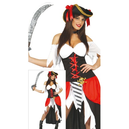 Disfraz bucanera pirata black mujer pirate-El Informal Santander