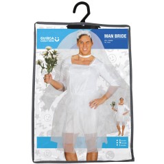 Disfraz barato novia para hombre t.l adulto 84395. Disfraces baratos online
