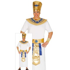 Disfraz faraon blanco ramses talla L 52-54-El Informal Santander