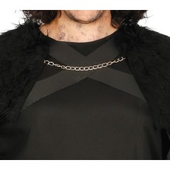 Disfraz de vigilante del muro Jon nieve adulto barato.