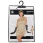 Disfraz charleston oro con flecos para mujer