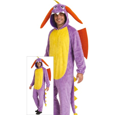 Disfraz dragon pijama talla estandar adulto unisex-El Informal Santander online