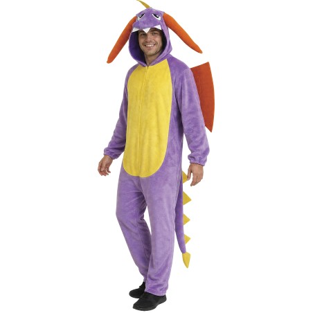 Disfraz dragon pijama talla estandar adulto unisex