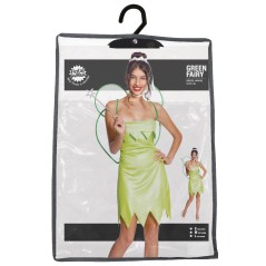Disfraz hada verde mujer campanilla talla L-Tus Disfraces Baratos