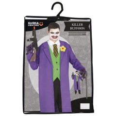 Disfraz payaso asesino similar al Joker de Batman talla M barato