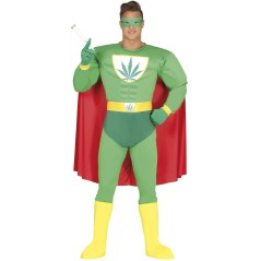 Disfraz super marihuana man para hombre talla M o L