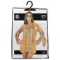 Disfraz hippie con chaleco para mujer