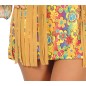 Disfraz hippie con chaleco para mujer