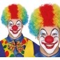 Peluca payaso rizos multicolor