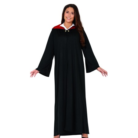Disfraz mago tunica negra para mujer talla L 42-44 Harry Potter
